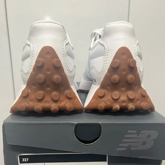 New Balance 327 Leather Women Sneakers Shoes White size 5.5 NEW #WS327LS - Picture 12 of 15